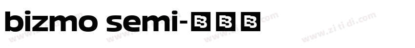 bizmo semi字体转换